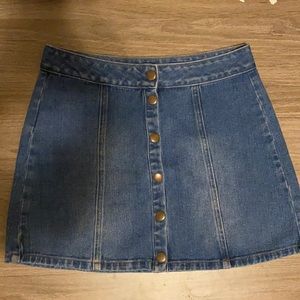 Denim skirt